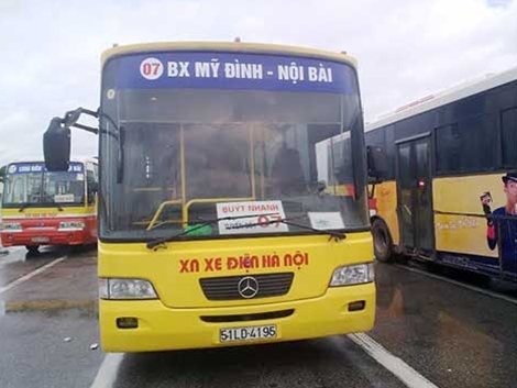 Mở tuyến xe buýt chất lượng cao từ trung tâm TP. Hà Nội đến sân bay Nội Bài